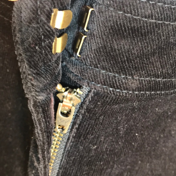 J.Crew Black Micro Corduroy Pencil Skirt Side Slit - Picture 7 of 7